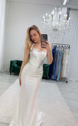 Sherri Hill 57843 Ivory-Multi