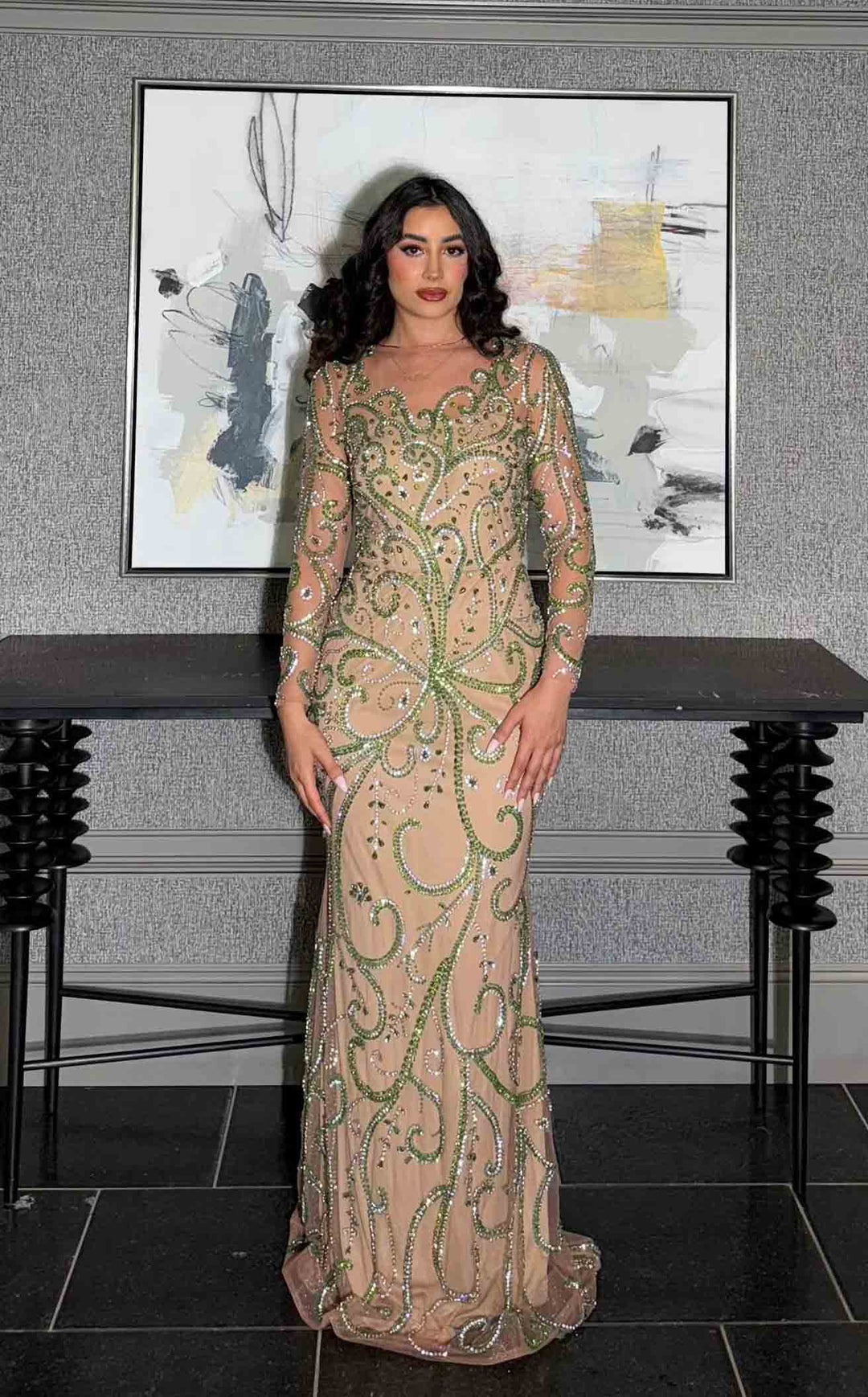 Iyza Belaar Seema Emerald/Nude