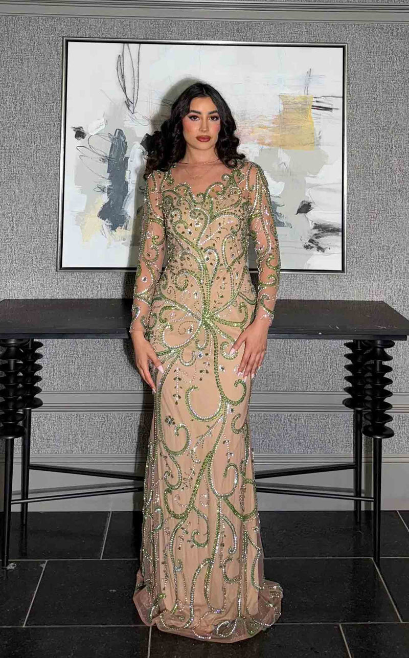 Iyza Belaar Seema Emerald/Nude