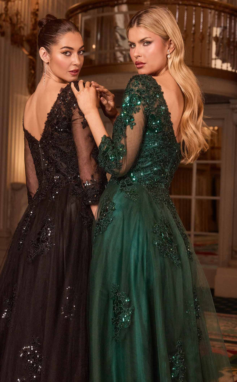 Ladivine J883 Black&Emerald