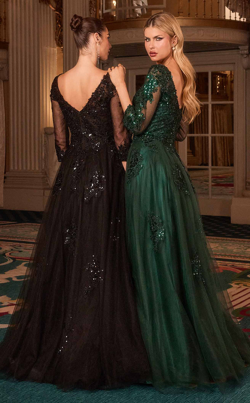 Ladivine J883 Black&Emerald