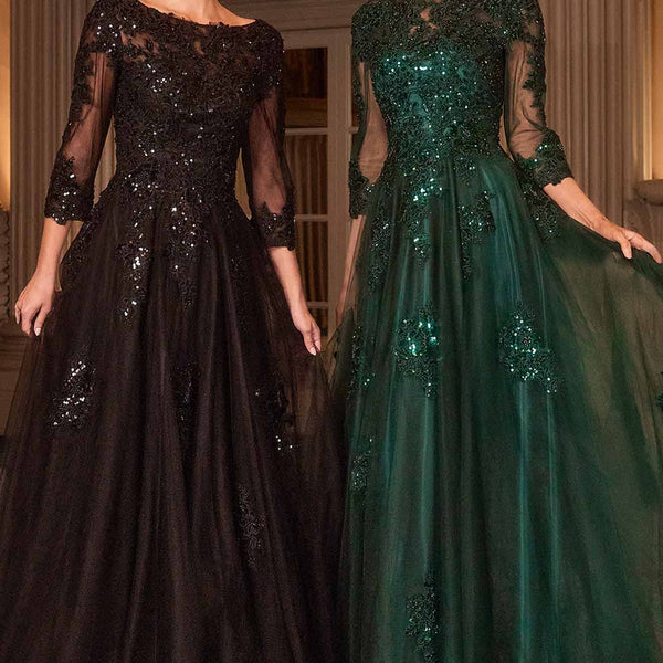Ladivine J883 Prom Dress - Black | NewYorkDress