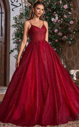 Jadore J26007 Burgundy