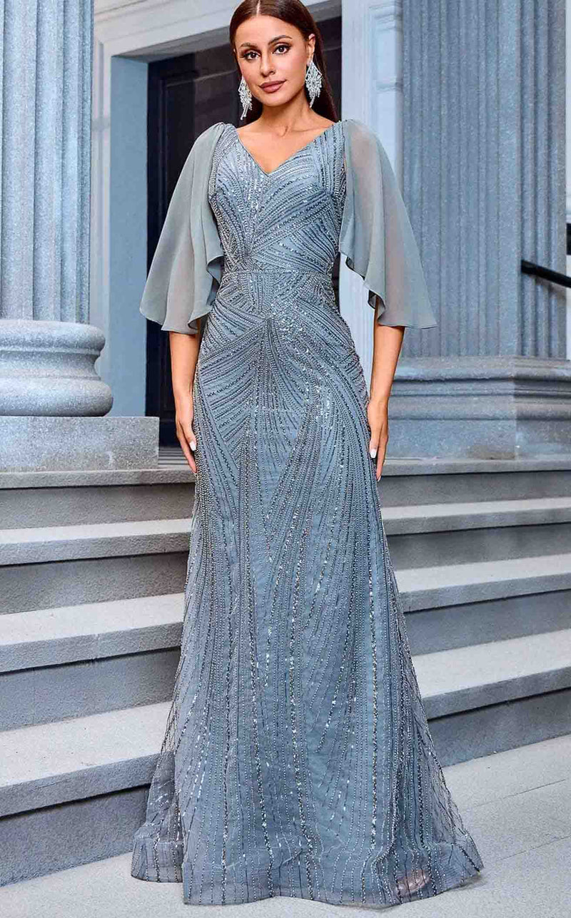 gunmetal grey formal dress Gunmetal Silver Evening Dress, Silver Evening Dress, Silver One Shoulder  Formal Dress, Gunmetal Silver Ball Gown, Silver mother of the bride dress