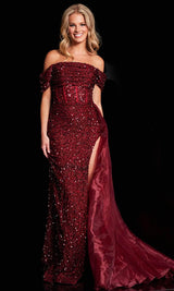 JVN JVN24596 Burgundy