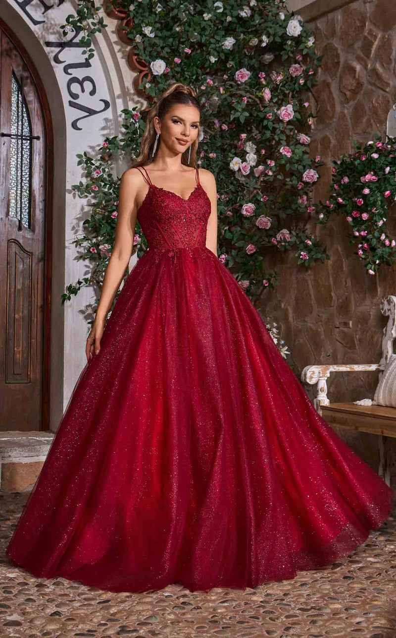 Jadore J26007 Burgundy