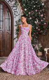 Jadore J26043 Pink Print