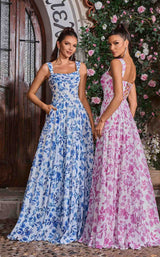 Jadore J26043 Blue-Print&Pink-Print