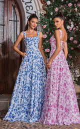 Jadore J26043 Blue-Print&Pink-Print