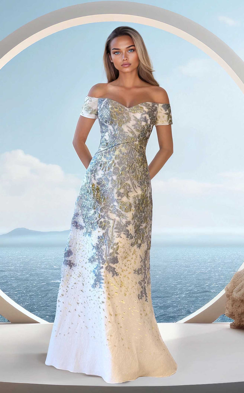 Janique 251024 Prom Dress - Pewter