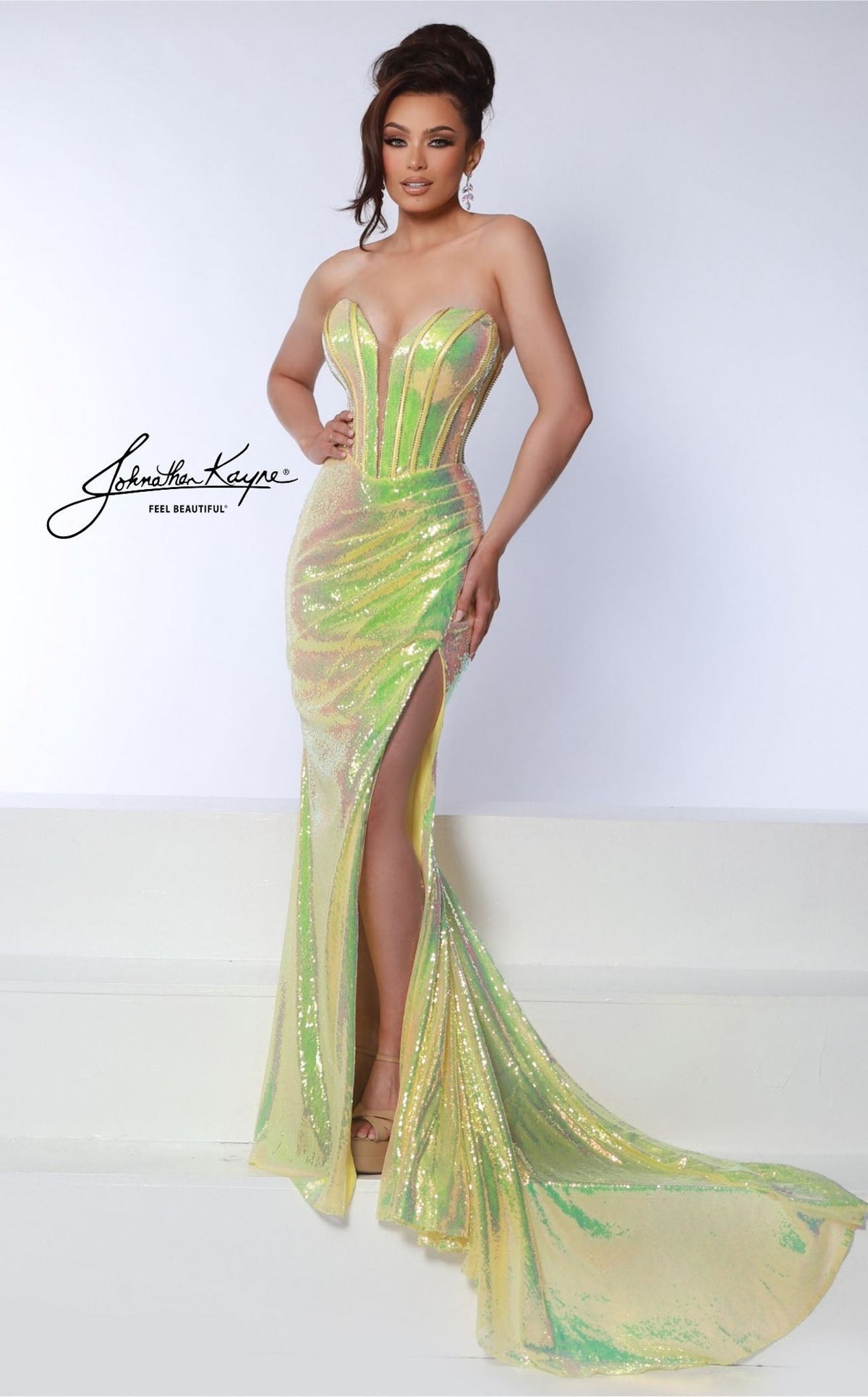white christmas dresses Johnathan Kayne 2852 76-234 / Rose Gold / 12