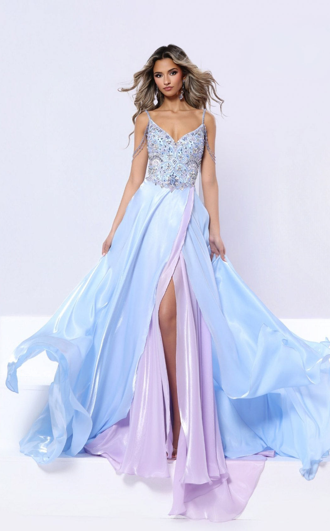 Johnathan Kayne 3357 Baby Blue/Lilac