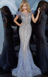 Jovani 02326 Vintage-Blue