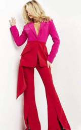 Jovani 04148 Red/Fuchsia