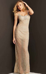 Jovani 05997 Nude/Silver
