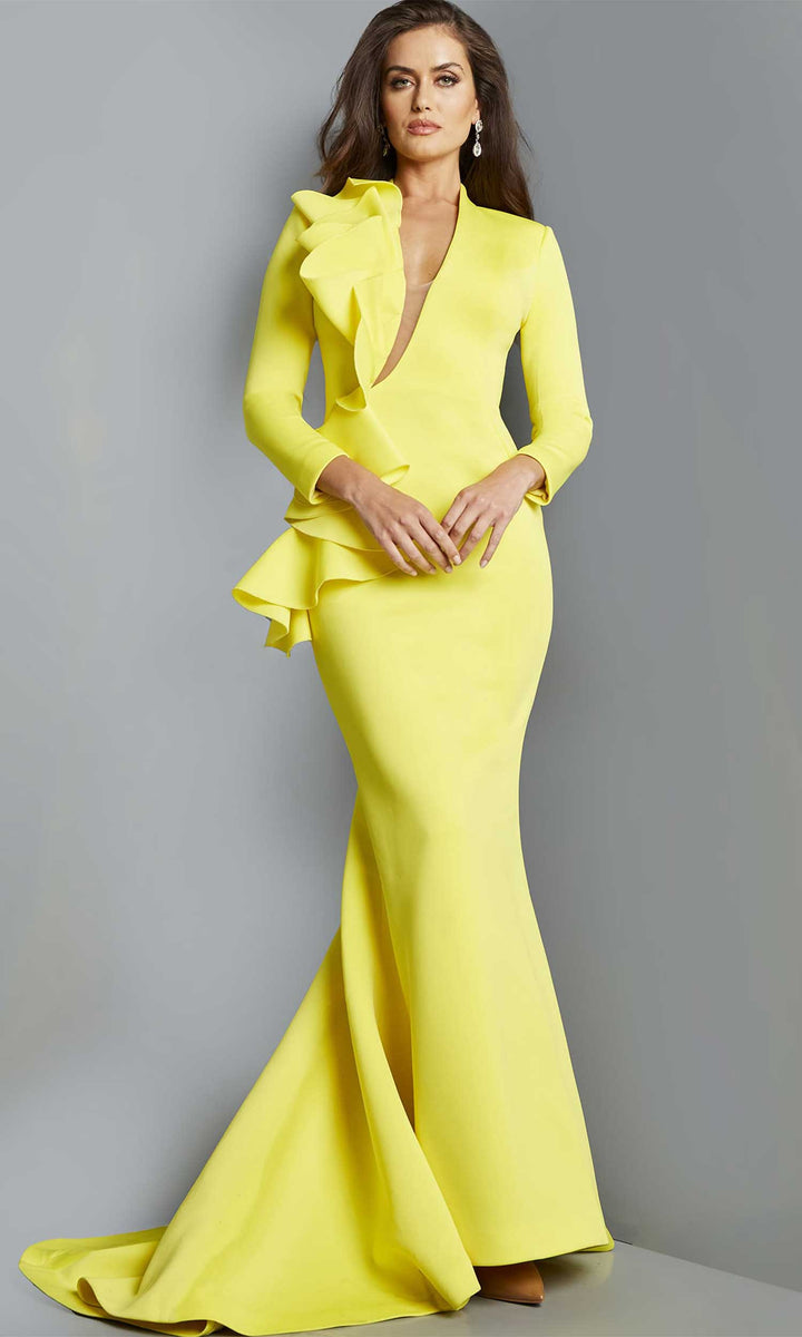 Jovani 07934 Yellow
