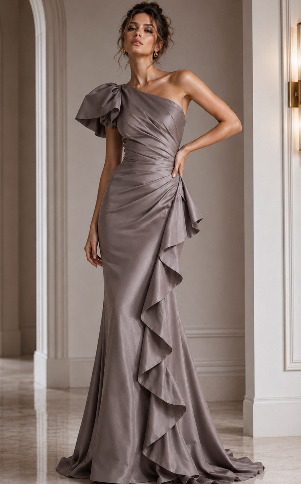 Jovani 09201 Taupe