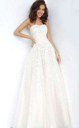 Jovani 1831 Off-White/Nude
