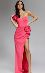 Jovani 22357 Hot-Pink