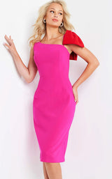 Jovani 22576 Fuchsia-Red