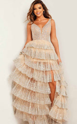 Jovani 22904 Nude/Silver