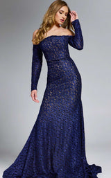 Jovani 23084 Navy/Black