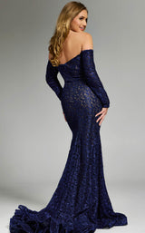 Jovani 23084 Navy/Black