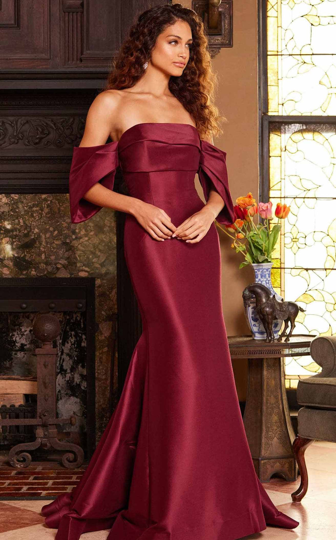 Jovani 23398 Burgundy