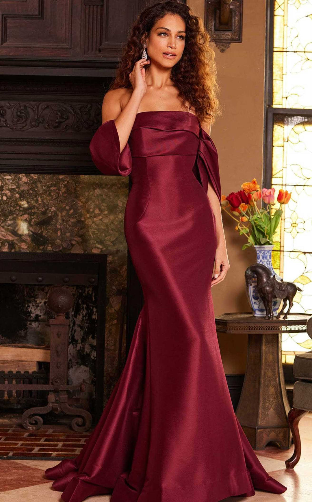 Jovani 23398 Burgundy
