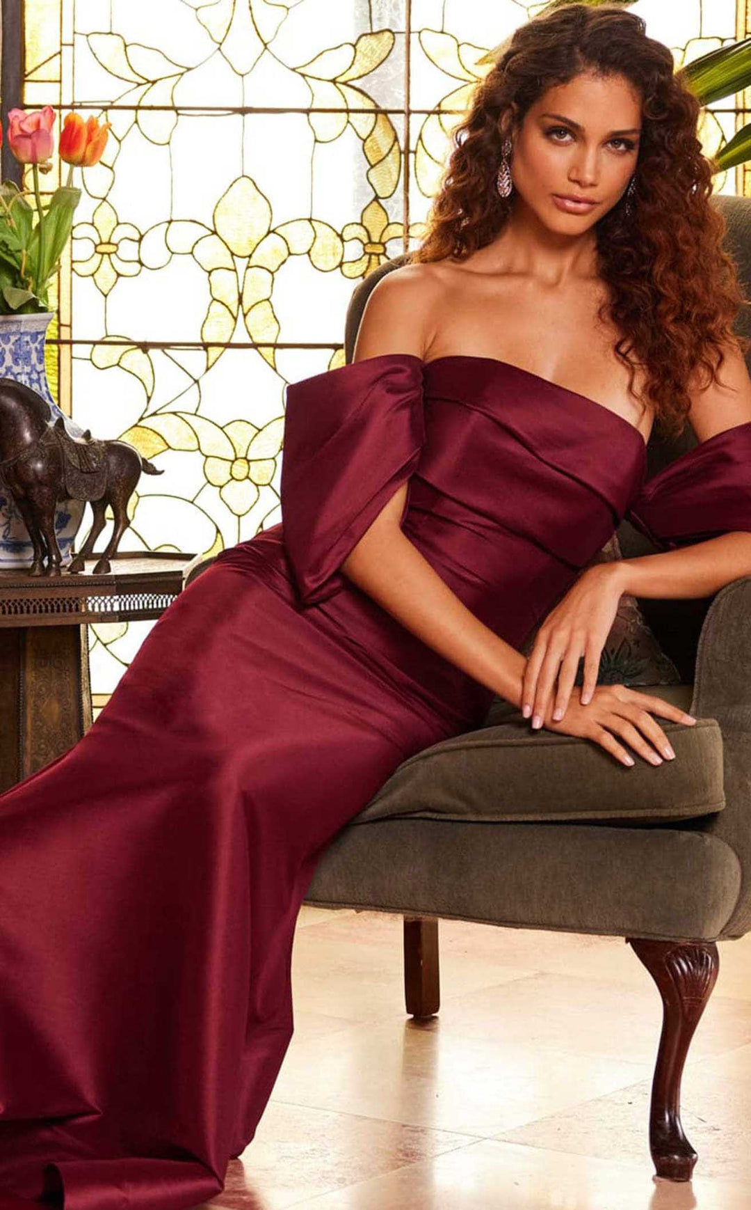 Jovani 23398 Burgundy