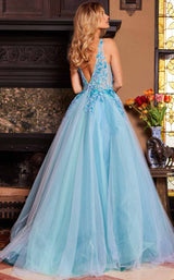 Jovani 23577 Blue-Multi