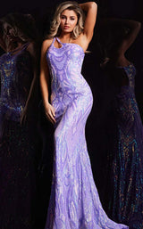 Jovani 23852 Iridescent-Purple