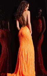 Jovani 23852 Iridescent-Orange