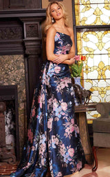 Jovani 23893 Navy-Multi