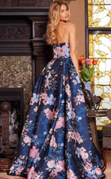 Jovani 23893 Navy-Multi