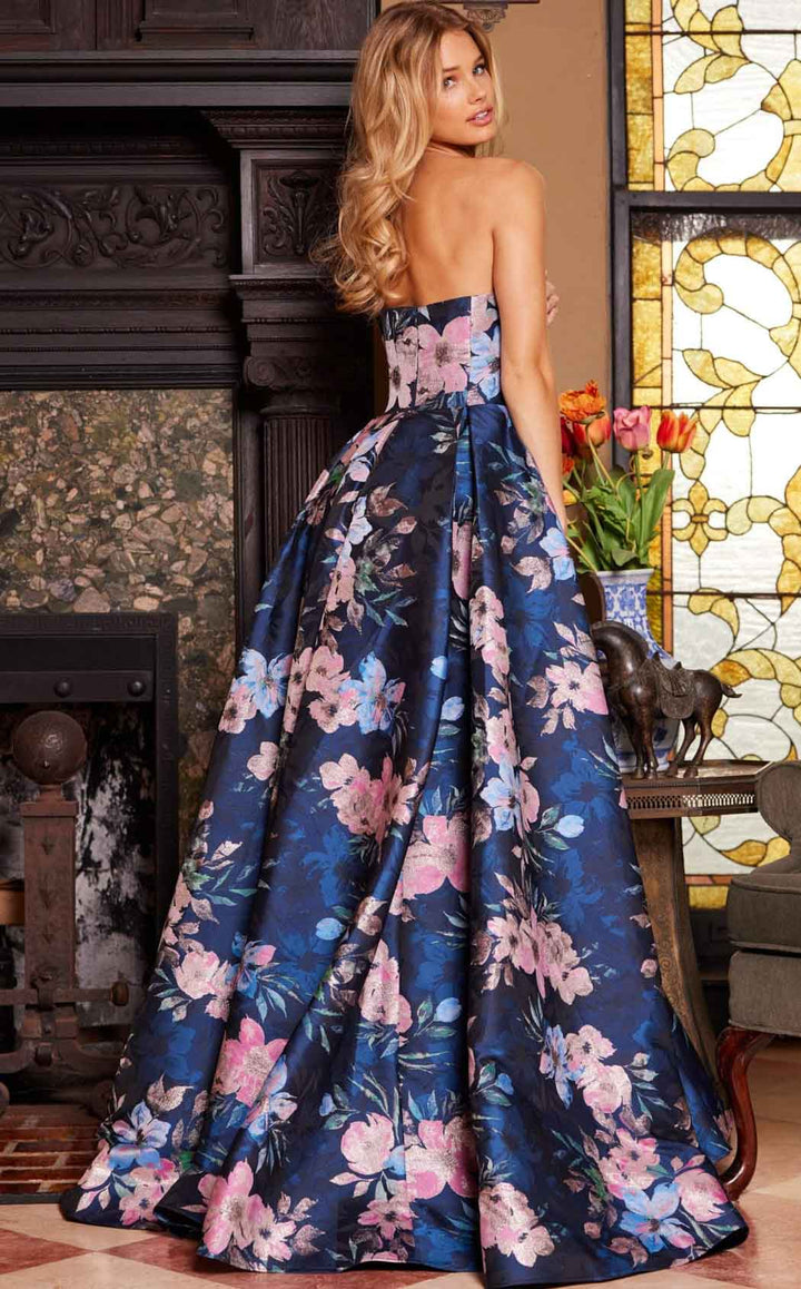 Jovani 23893 Navy-Multi