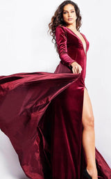 Jovani 23943 Burgundy