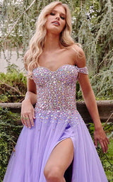 Jovani 23963 Lilac-Multi