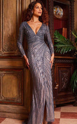 Jovani 24052 Slate