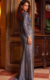 Jovani 24052 Slate