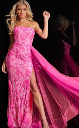 Jovani 26134 Neon-Pink