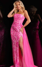 Jovani 26134 Neon-Pink