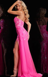 Jovani 26134 Neon-Pink