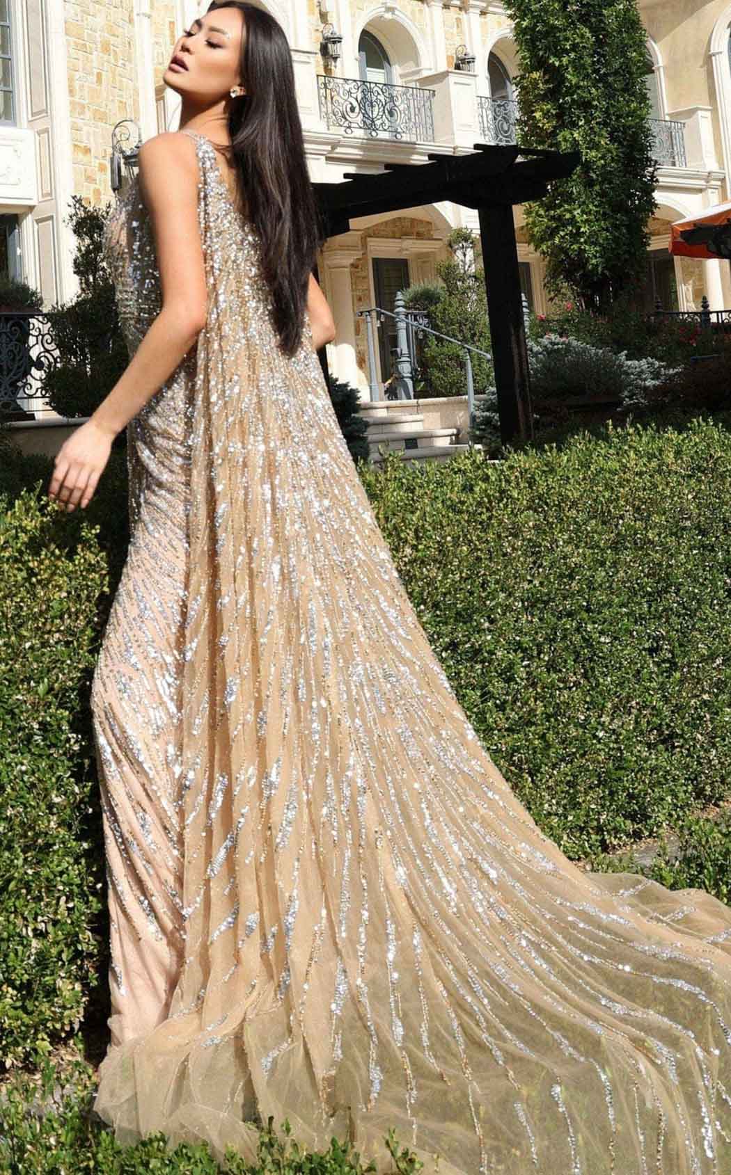 Jovani 36358 Nude