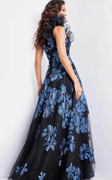 Jovani 36717 Navy/Black