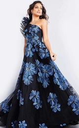 Jovani 36717 Navy/Black