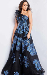 Jovani 36717 Navy/Black