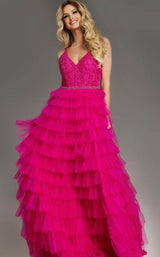 Jovani 37001 Fuchsia