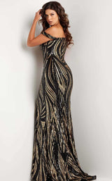 Jovani 37351 Black/Gold