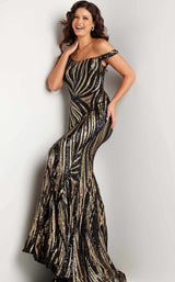 Jovani 37351 Black/Gold